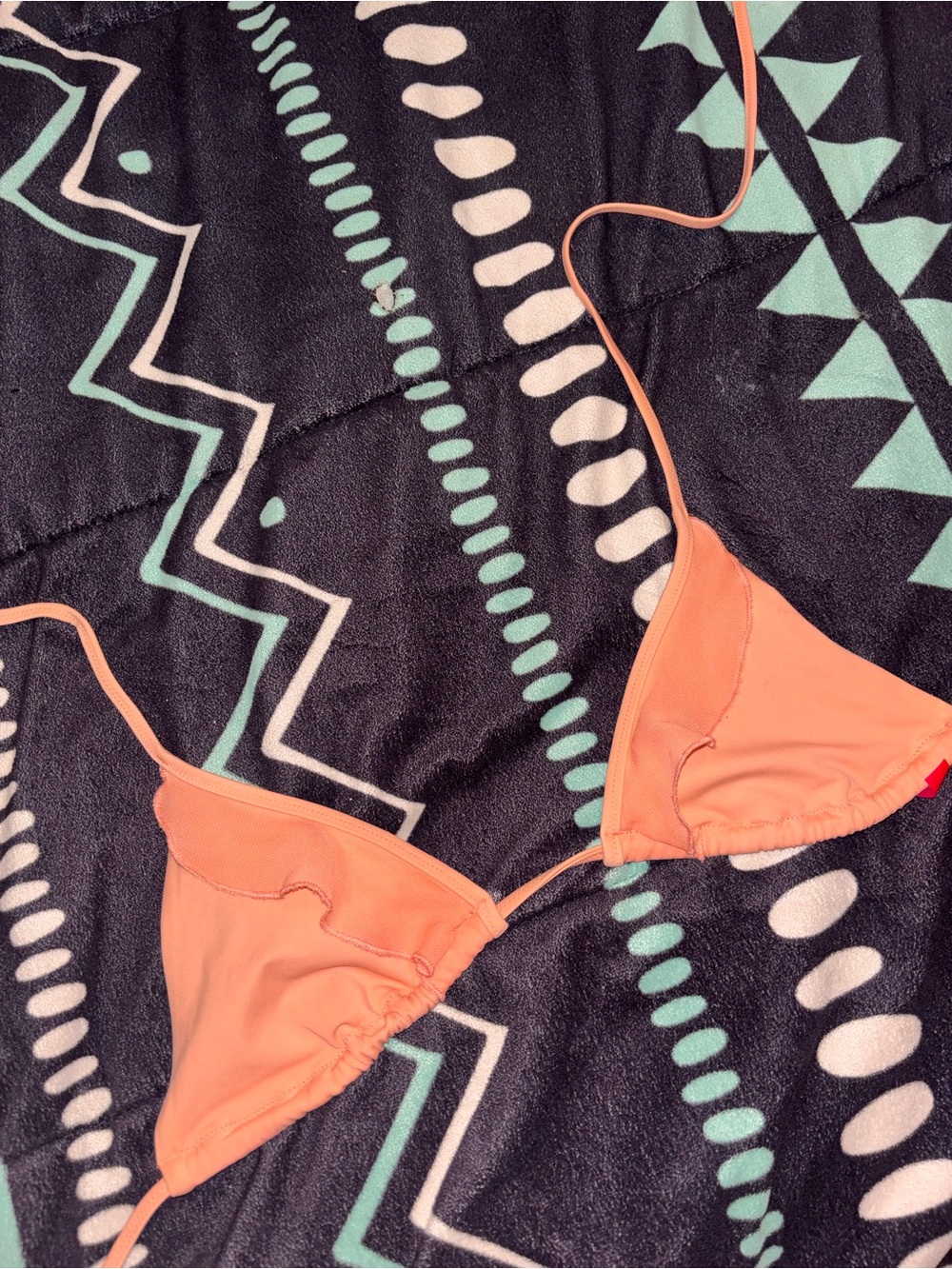 Victoria's Secret Coral Triangle Swim Bikini Top
